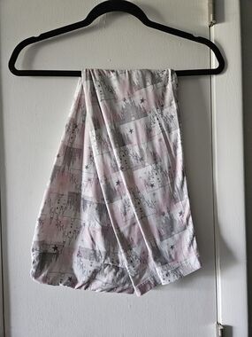 Disney Parks Pink and Gray Cinderella Castle Print Leggings Womens M